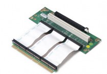 Плата CHENBRO Riser card, 2U, 2-Slot, PCI-e 16x 1slot & 64bit PCI-X,Cable Link 100mm (80H09323201B0)