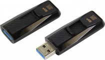 Флеш диск SILICON POWER 16 Гб, USB 3.0, выдвижной разъем, Blaze B50 Black (SP016GBUF3B50V1K)
