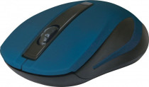 Мышь DEFENDER беспроводная (радиоканал), оптическая, 1200 dpi, USB, MM-605 Blue, синий, чёрный (52606)