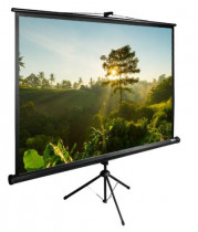 Экран CACTUS 200x200см TriExpert 1:1 напольный рулонный черный (CS-PSTE-200X200-BK)