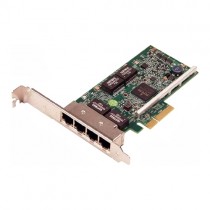 Сетевой адаптер DELL Broadcom 5719 QP 1Gb Full Height Network Interface Card - Kit (540-BBGX)