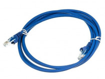 Патч-корд LANMASTER FTP вилка RJ-45-вилка RJ-45 кат.6А 2м синий LSZH (уп.:1шт) (LAN-PC45/S6A-2.0-BL)