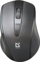 Мышь DEFENDER беспроводная (радиоканал), оптическая, 1600 dpi, USB, Datum MM-265 Black, чёрный (52265)