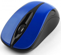 Мышь GEMBIRD Blue USB беспров., 2кн.+колесо-кнопка, 2.4ГГц, 1000 dpi (MUSW-325-B)