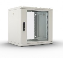 Шкаф настенный ЦМО 15U 600x650мм пер.дв.стекл съемные бок.пан. 50кг серый (ШРН-М-15.650)