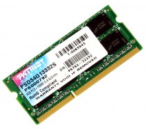 Память PATRIOT MEMORY 4 Гб, DDR3, 10600 Мб/с, CL9, 1.5 В, 1333MHz, SO-DIMM (PSD34G13332S)