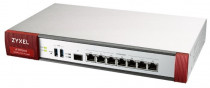 Межсетевой экран ZYXEL 7 портов Ethernet 1 Гбит/с, 1 uplink/стек/SFP (до 1 Гбит/с), установка в стойку, USB-порт, Firewall, DHCP-сервер, ZYWALL ATP500 (ATP500-RU0102F)