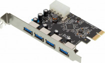 Контроллер NONAME PCI-E VIA VL805 4xUSB3.0 Bulk (ASIA PCIE 4P USB3.0)