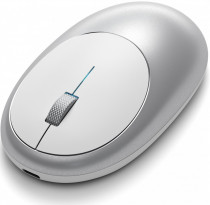 Мышь SATECHI беспроводная (Bluetooth), оптическая, 1200 dpi, M1 Wireless Mouse Silver, серебристый (ST-ABTCMS)