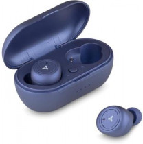 TWS гарнитура ACCESSTYLE беспроводные наушники с микрофоном, затычки, Bluetooth, синий (Denim TWS Blue)