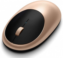 Мышь SATECHI беспроводная (Bluetooth), оптическая, 1200 dpi, M1 Wireless Mouse Gold, золотой (ST-ABTCMG)
