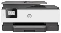 МФУ HP струйный, цветная печать, A4, двусторонняя печать, печать фотографий, планшетный/протяжный сканер, ЖК панель, Wi-Fi, AirPrint, OfficeJet 8013 AiO (1KR70B)