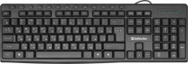 Клавиатура DEFENDER проводная, мембранная, цифровой блок, USB, Action HB-719 Black, чёрный (45719)