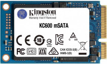 SSD накопитель KINGSTON 512 Гб, внутренний SSD, mSATA (mini SATA), чтение: 550 Мб/сек, запись: 520 Мб/сек, TLC, KC600 (SKC600MS/512G)