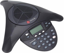 Конференц-телефон POLYCOM SoundStation2 (analog) conference phone with display. Non-expandable. Includes 220V-240V AC power/telco module, power cord with CEE7/7 plug, 6.4m console cable, 2.8m telco cable (2200-16000-122)