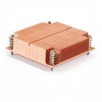 Радиатор серверный EXEGATE для процессора, медный, socket LGA2011/2066, TDP 100W, 435г, на винтах, с термопастой, ESNK-0047.1U.2011/2066.Cu (EX286163RUS)
