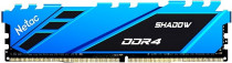 Память NETAC 8 Гб, DDR-4, 25600 Мб/с, CL16-20-20-40, 1.35 В, радиатор, 3200MHz, Shadow Blue (NTSDD4P32SP-08B)