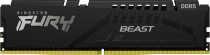 Память KINGSTON 16 Гб, DDR5, 41600 Мб/с, CL40, 1.25 В, радиатор, 5200MHz, Fury Beast, KF552C40BB/16 (KF552C40BB-16)