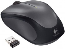 Мышь LOGITECH беспроводная (радиоканал), оптическая, 1000 dpi, USB, M235 Wireless Mouse Grey, серый, чёрный (910-002201/910-002692)
