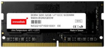 Память серверная INNODISK 32 Гб, DDR-4, 25600 Мб/с, CL22, ECC, 3200MHz, SO-DIMM (M4D0-BGM2QEEM)