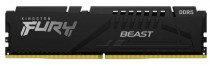 Память KINGSTON 16 Гб, DDR5, 38400 Мб/с, CL38, 1.1 В, радиатор, 4800MHz, Fury Beast, KF548C38BB/16 (KF548C38BB-16)