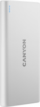 Внешний аккумулятор CANYON 10000 мАч, White (CNE-CPB1008W)