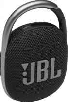 Портативная акустика JBL моно, Bluetooth, питание от батарей, Clip 4 Black (JBLCLIP4BLK)