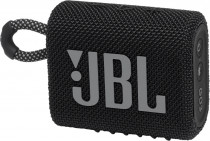 Портативная акустика JBL моно, Bluetooth, питание от батарей, GO 3 Black (JBLGO3BLK)