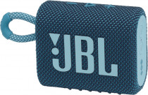 Портативная акустика JBL моно, Bluetooth, питание от батарей, GO 3 Blue (JBLGO3BLU)