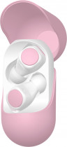 TWS гарнитура GEOZON беспроводные наушники с микрофоном, затычки, Bluetooth, Wave Pink, розовый (G-S08PNK)