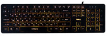 Клавиатура DIALOG проводная, мембранная, цифровой блок, подсветка клавиш, USB, Katana Multimedia, чёрный (KK-ML17U BLACK)