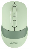 Мышь A4TECH беспроводная (Bluetooth + радиоканал), оптическая, 2400 dpi, USB, Fstyler, зелёный (FB10C MATCHA GREEN)