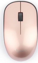 Мышь GEMBIRD беспроводная (радиоканал), оптическая, 1000 dpi, USB, розовый (MUSW-111-RG)