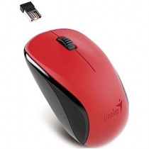 Мышь GENIUS беспроводная (радиоканал), оптическая, 1200 dpi, USB, NX-7005, красный (31030017403)