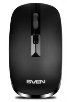 Мышь SVEN беспроводная (радиоканал), оптическая, 1600 dpi, USB, RX-260W Black, чёрный (SV-018160)