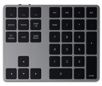 Цифровой блок SATECHI беспроводной, Aluminum Extended Keypad, серый (ST-XLABKM)