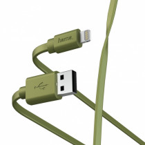 Кабель HAMA Lightning USB A(m) 1м зеленый (00187234)
