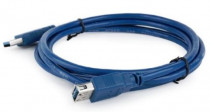 Удлинитель BION USB 3.0 AM/AF, 1.8m, позолоченные контакты (BXP-CCP-USB3-AMAF-6)