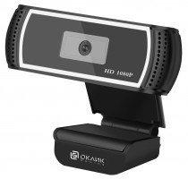 Веб камера OKLICK Оклик черный 2Mpix (1920x1080) USB2.0 с микрофоном (OK-C013FH)