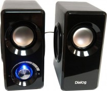 Акустическая система DIALOG 2.0, мощность 6 Вт, USB, Stride, черные (AST-25UP black)