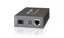 Медиаконвертер TP-LINK 1 порт Ethernet 1000 Мбит/с, 1 порт SFP 1000 Мбит/с с возможностью горячей замены (MC220L)