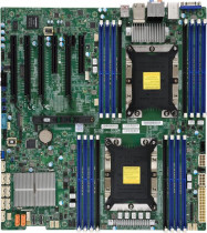 Материнская плата серверная SUPERMICRO ATX; DP S3647; 16xDDR4; 10xSATA3; M.2; 4PCI-E3.0x16; 2LAN; IPMI (MBD-X11DAi-N-B)