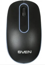 Мышь SVEN RX-90 чёрная (2+1кл., 1000 DPI, блист.) (SV-020644)