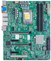 Материнская плата SUPERMICRO Socket 1700, Intel W680, 4xDDR5, 8xSATA-III (6 Гб/с), Gigabit Ethernet, 2 PCI-E 5.0 x16 slots (16/NA or 8/8)2 PCI-E 3.0 x4 1 - 5V PCI, ATX (MBD-X13SAE-F-B)