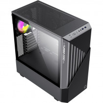 Корпус GAMEMAX без блока питания ATX case, black/grey, w/o PSU, w/2xUSB3.0, w/1x14cm ARGB front fan(GMX-FN14-Rainbow-C9), w/1x12cm ARGB rear fan(GMX-FN12- (Contac COC BG)
