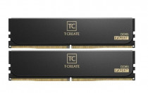 Комплект памяти TEAM GROUP 64 Гб, 2 модуля DDR5, 51200 Мб/с, CL34-44-44-84, 1.35 В, XMP профиль, радиатор, 6400MHz, Team T-Create Expert, 2x32Gb KIT (CTCED564G6400HC34BDC01)