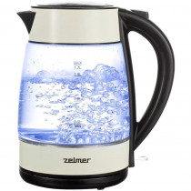 Чайник электрический ZELMER ZCK8011I GLASS/IVORY (71504676P)