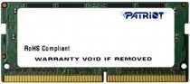 Память PATRIOT MEMORY 4 Гб, DDR4, 17000 Мб/с, CL15, 1.2 В, 2133MHz, SO-DIMM (PSD44G213381S)