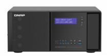 Сетевое хранилище (NAS) QNAP 2 x 1 Gb SFP and 14 port PoE Budget 140W Multy-Gigabit switch with 4 bay network RAID storage, 16 PoE+ ports, 16 x 1GbE RJ-45, 4 bays 3.5 w/o HDD, 2 x M.2 SATA, QTS. Quad-core Celeron J4125 2.0 GHz (up to 2.7 GHz), 8 GB (2 x 4 GB) (QGD-3014-16PT-8G)