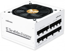Блок питания ZALMAN 1200 Вт, ATX, активный PFC, 120 мм, 80 PLUS Gold, отстёгивающиеся кабели, TeraMax II White (ZM1200-TMX2 WH)